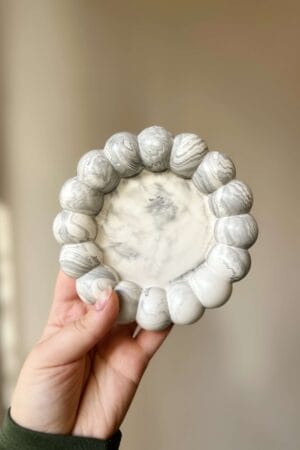burbuļformas paliktnis marble peleks