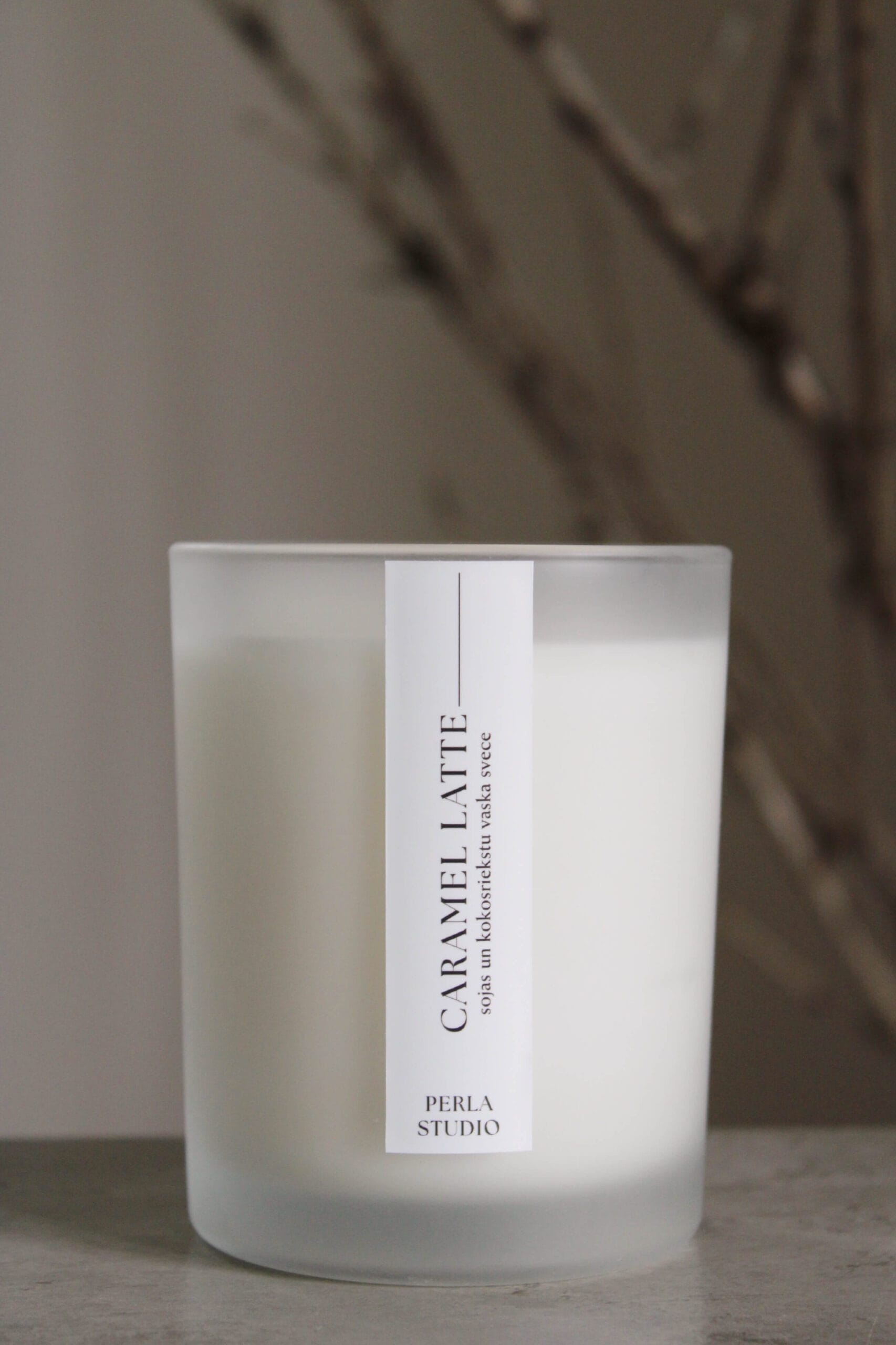 Aromātiskā svece CARAMEL LATTE - Image 2