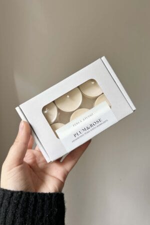Aromātiskās tējas sveces PLUM&ROSE