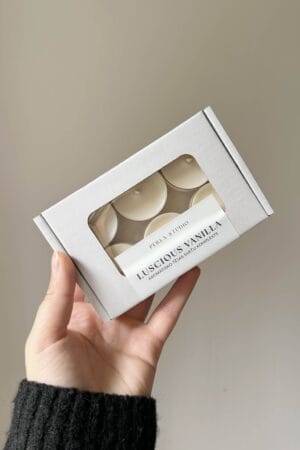 Aromātiskās tējas sveces LUSCIOUS VANILLA