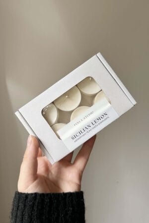 Aromātiskās tējas sveces SICILIAN LEMON