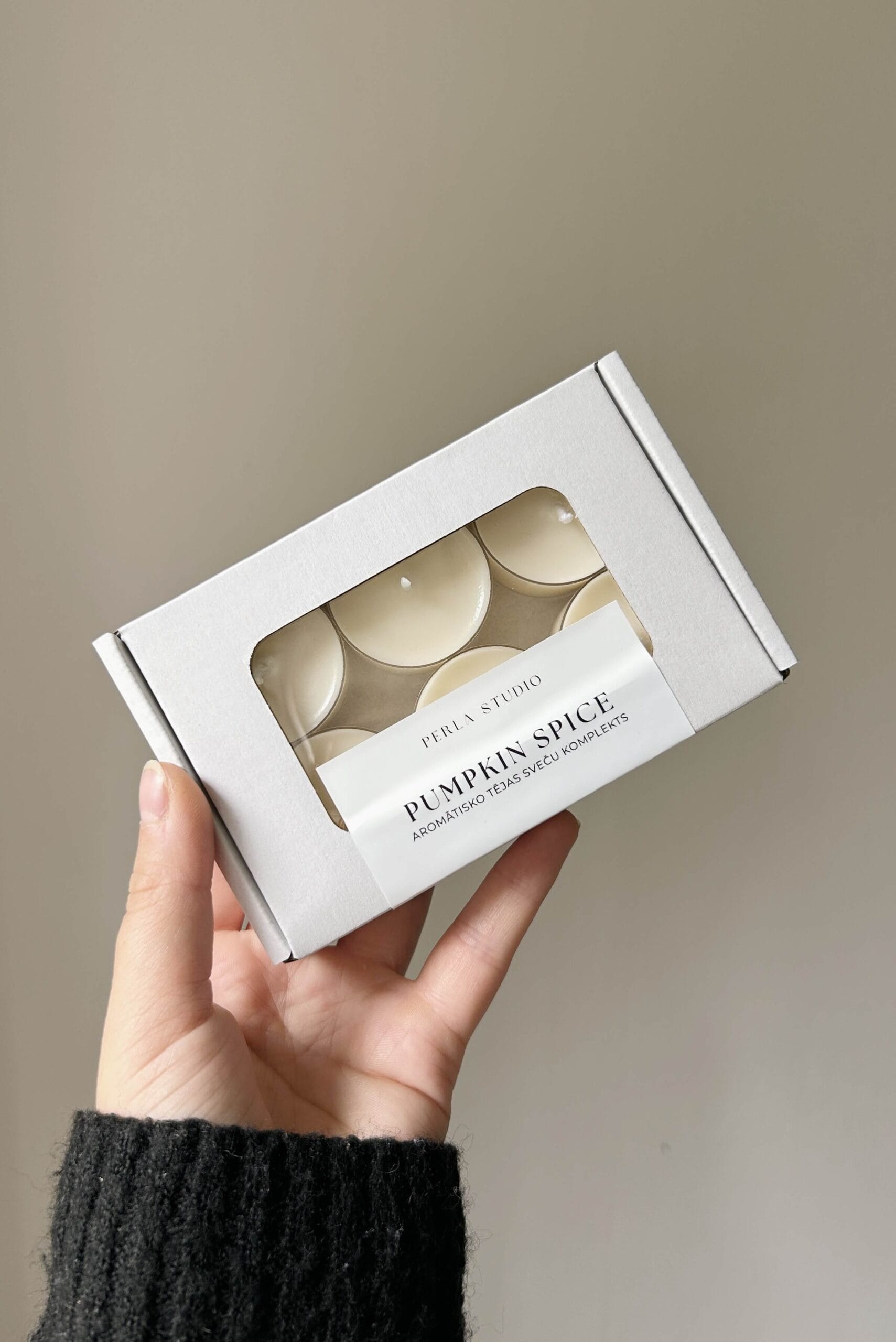 Aromātiskās tējas sveces PUMPKIN SPICE